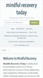 Mobile Screenshot of mindfulrecoverytoday.com